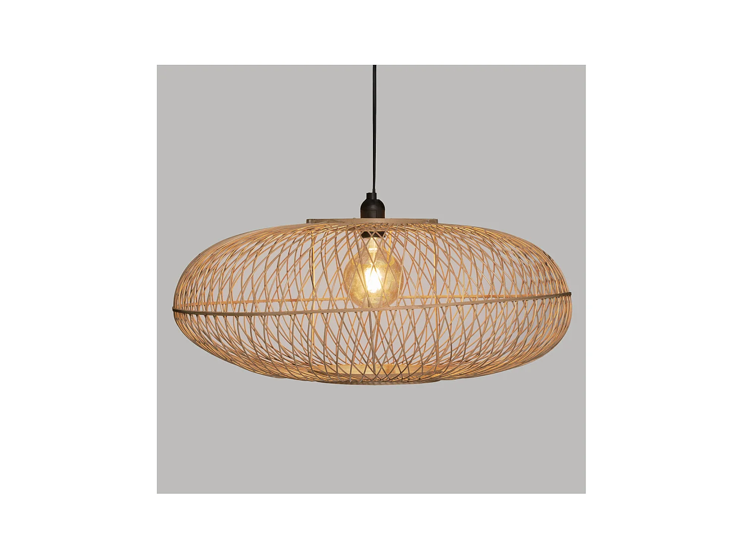 Luminaire Suspension en Bambou D 60 cm
