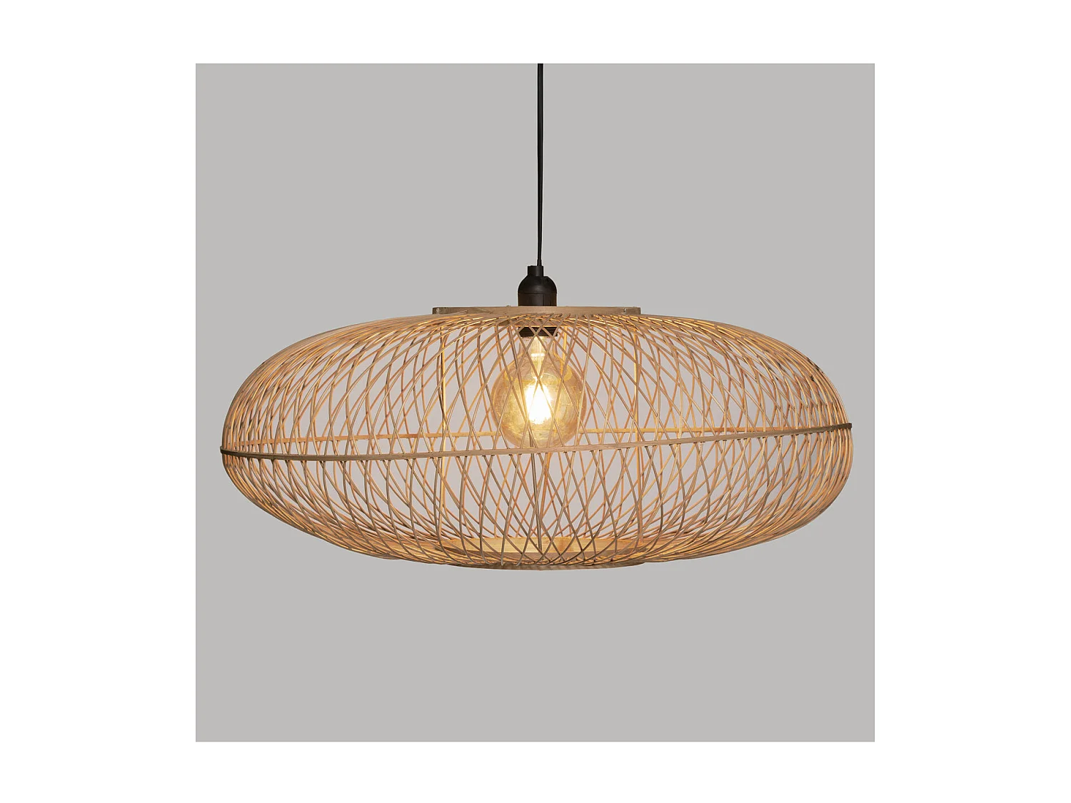 Luminaire Suspension en Bambou D 60 cm