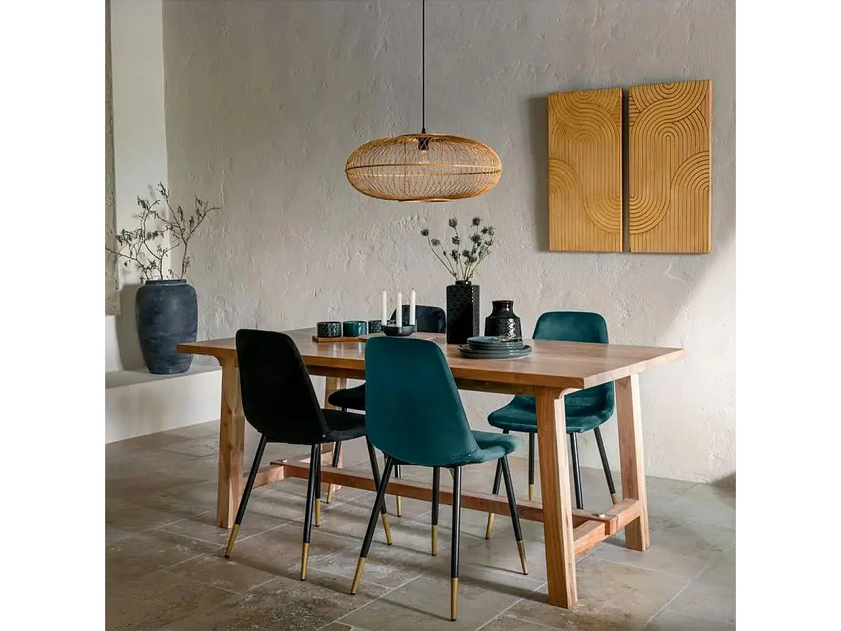 Luminaire Suspension en Bambou D 60 cm