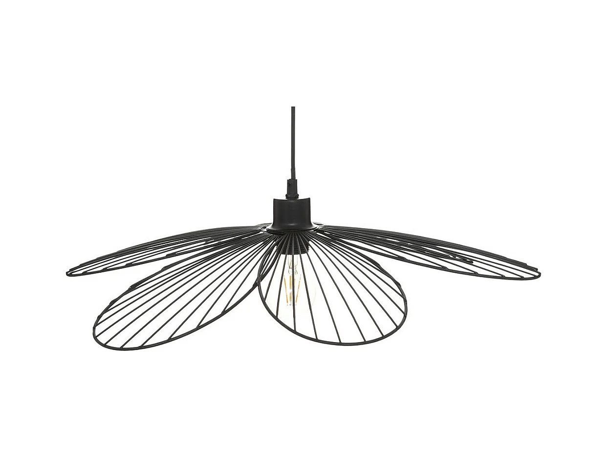 Suspensión de flor metálica