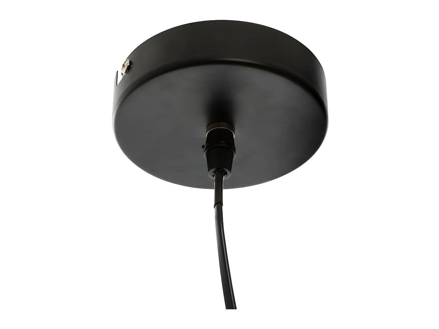 Luminaire Suspension en Rotin noir D 49 cm