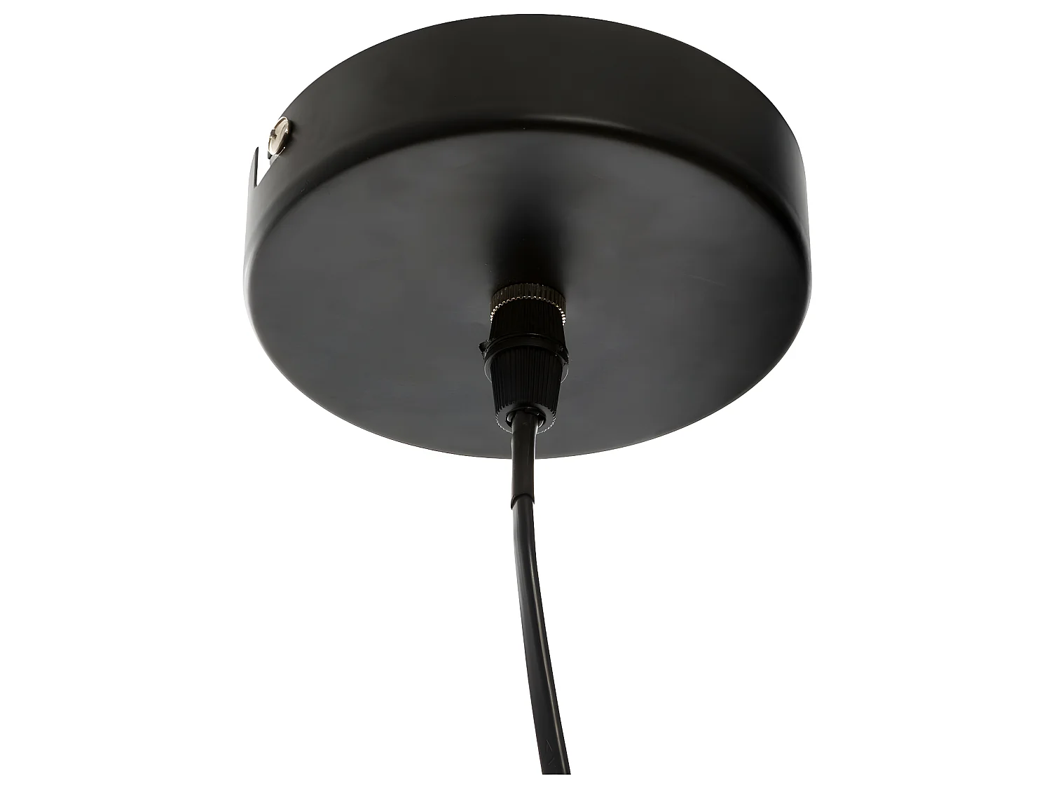 Luminaire Suspension en Rotin noir D 49 cm