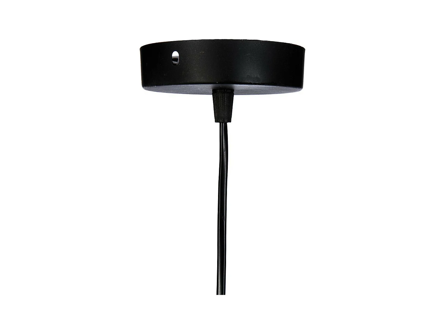 Lámpara de techo en metal y madera