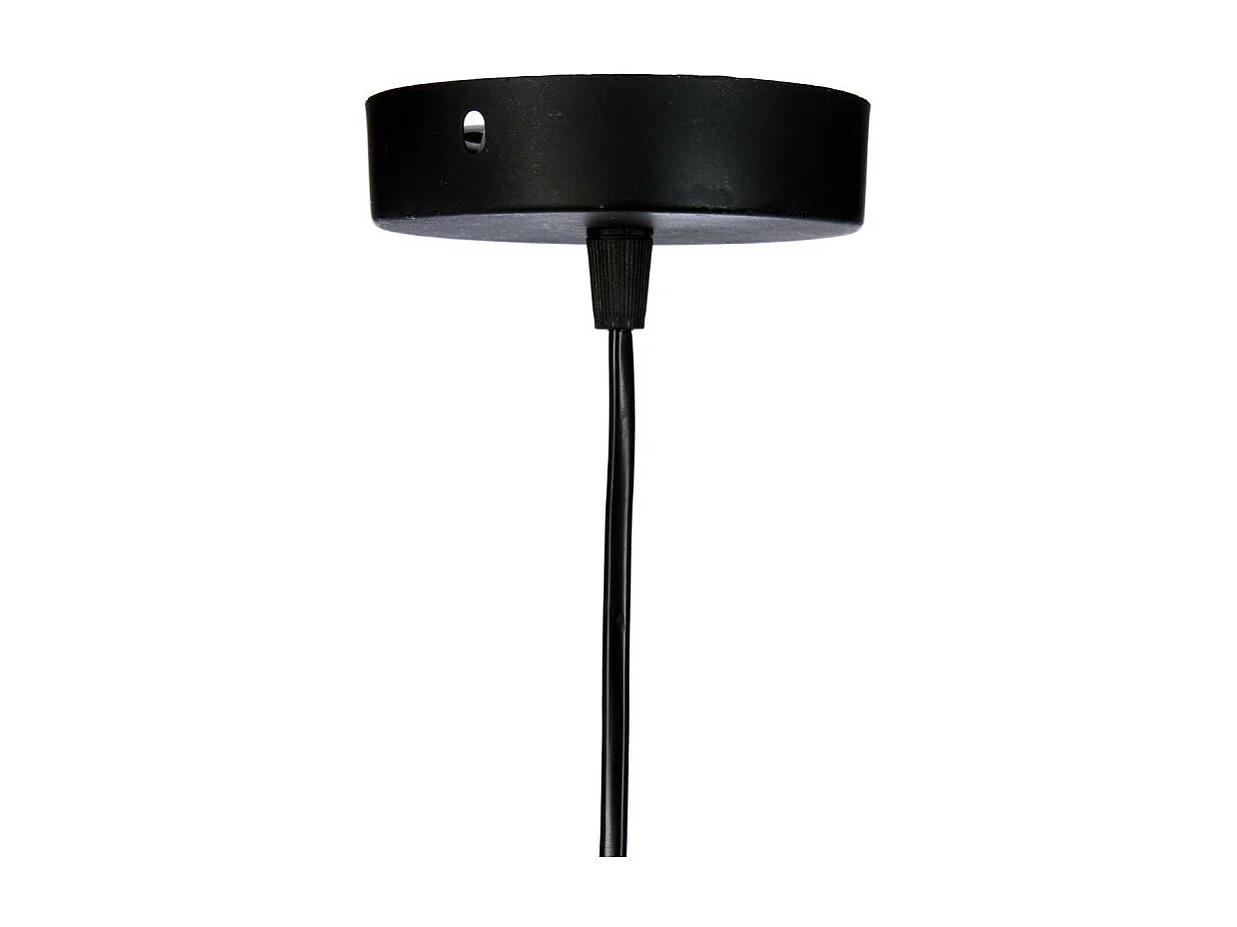 Luminaire Suspension en Métal filaire Noir D 38 cm