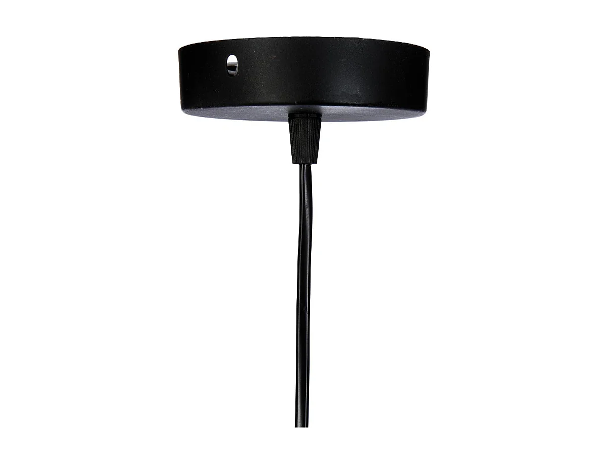 Luminaire Suspension en Métal filaire Noir D 38 cm