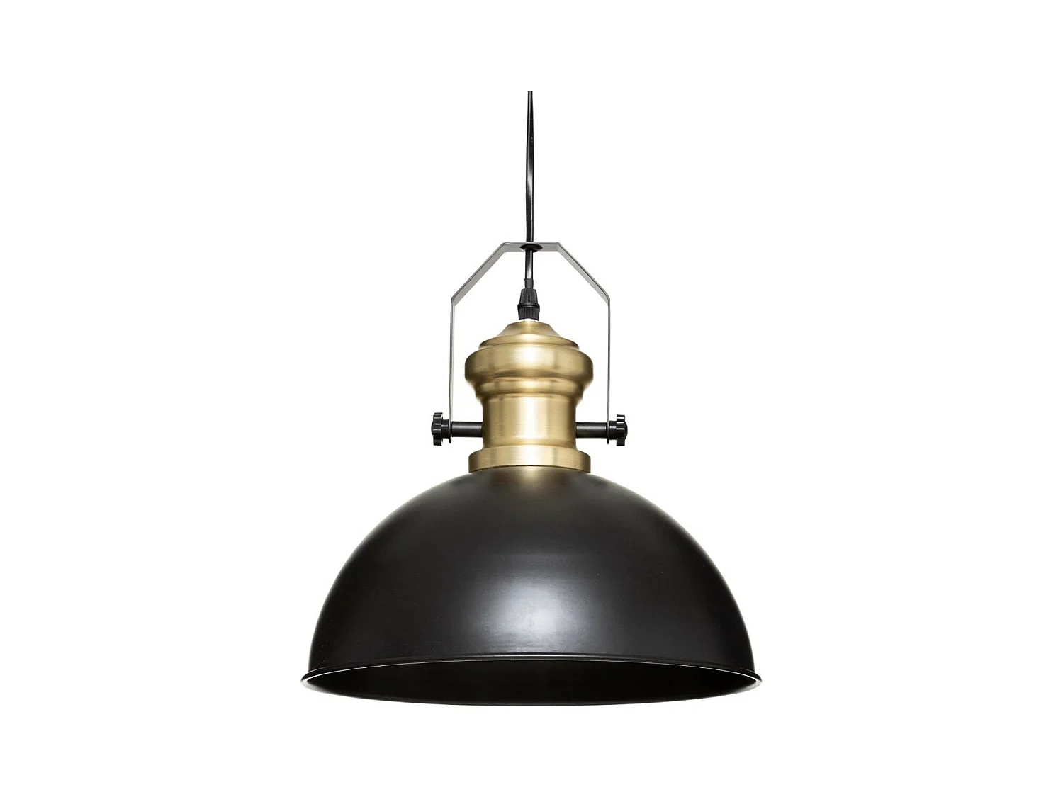 Luminaire Suspension en Métal Noir D 30.5 cm