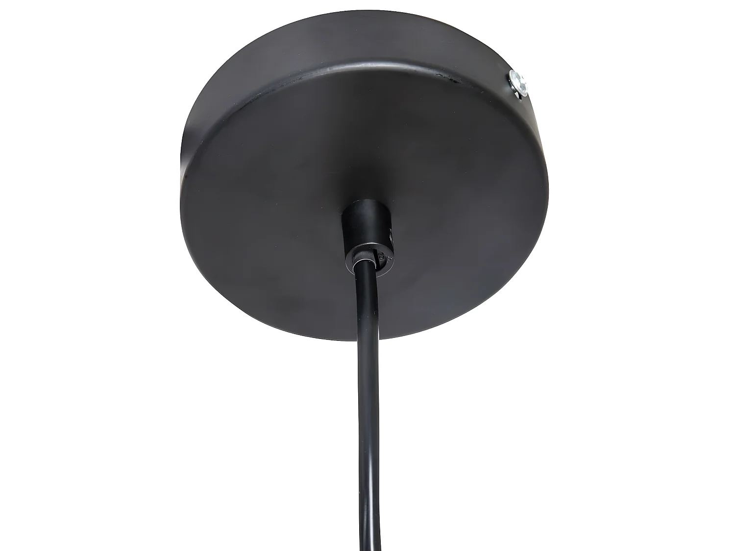 Luminaire Suspension Corde D 29 cm Noir