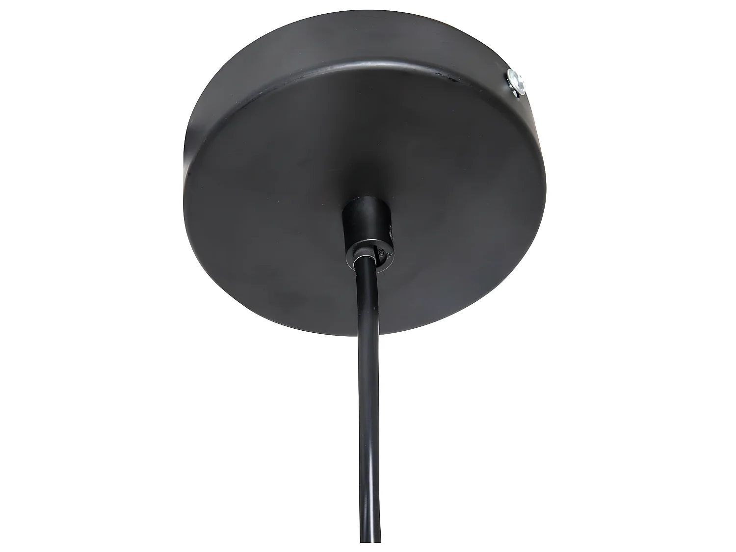 Luminaire Suspension Corde D 29 cm Noir