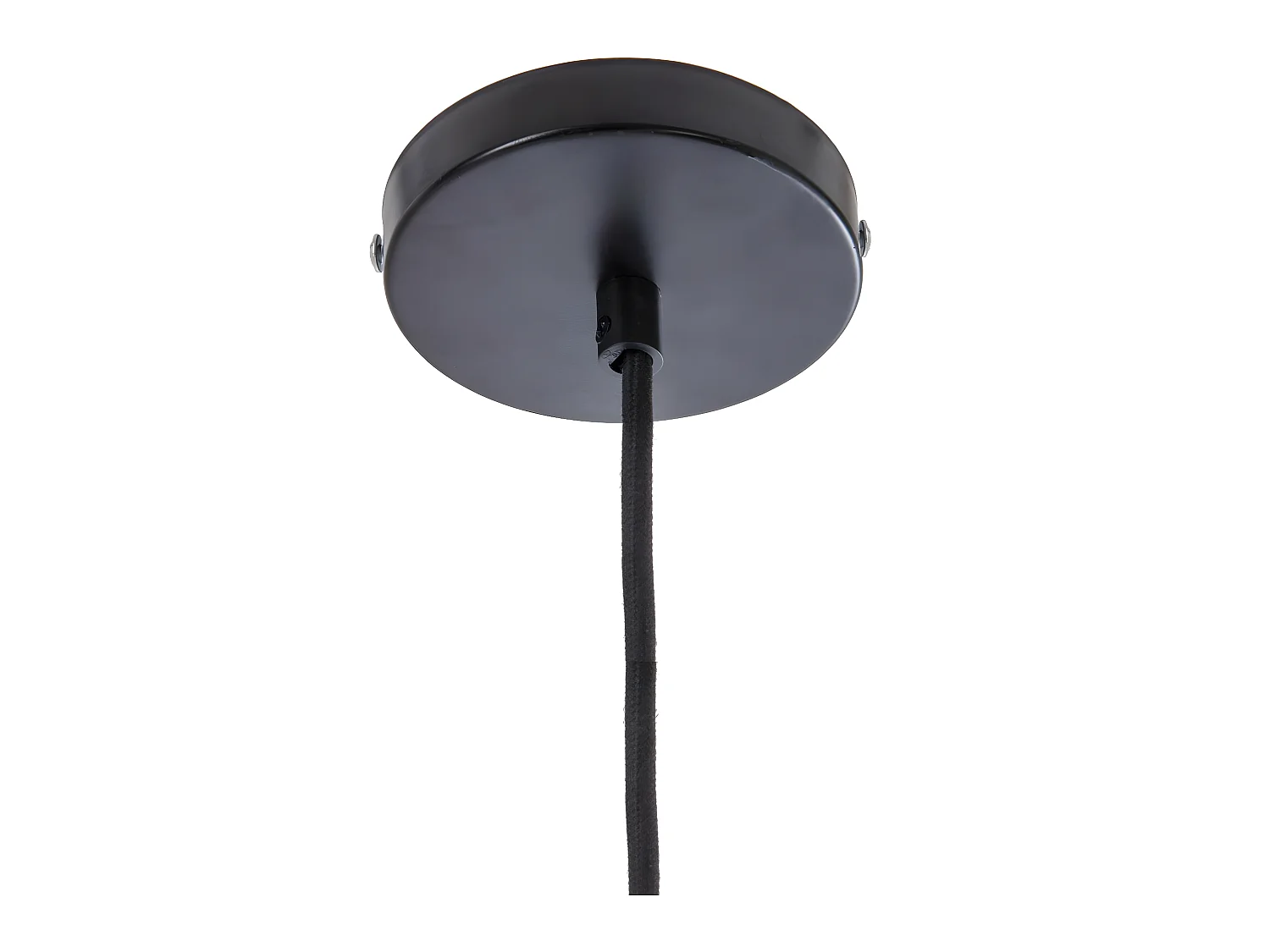 Luminaire Suspension en Métal aspect vieilli et Bois de Manguier D 57 cm