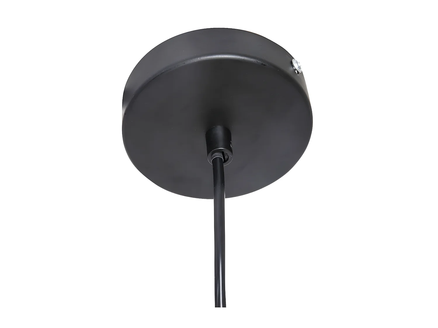 Luminaire Suspension en Métal filaire Noir D 19.5 cm
