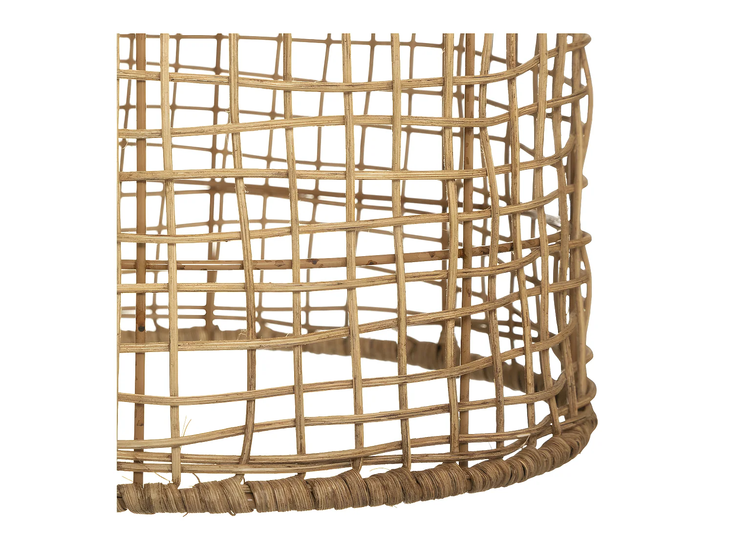 Luminaire Suspension en Rotin D 24 cm