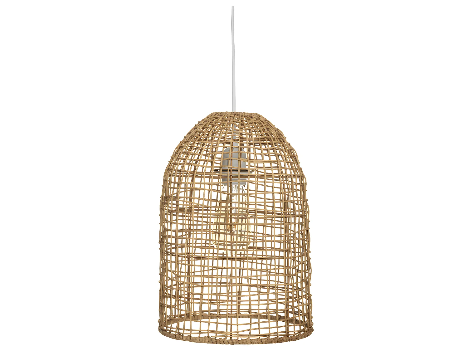 Luminaire Suspension en Rotin D 24 cm