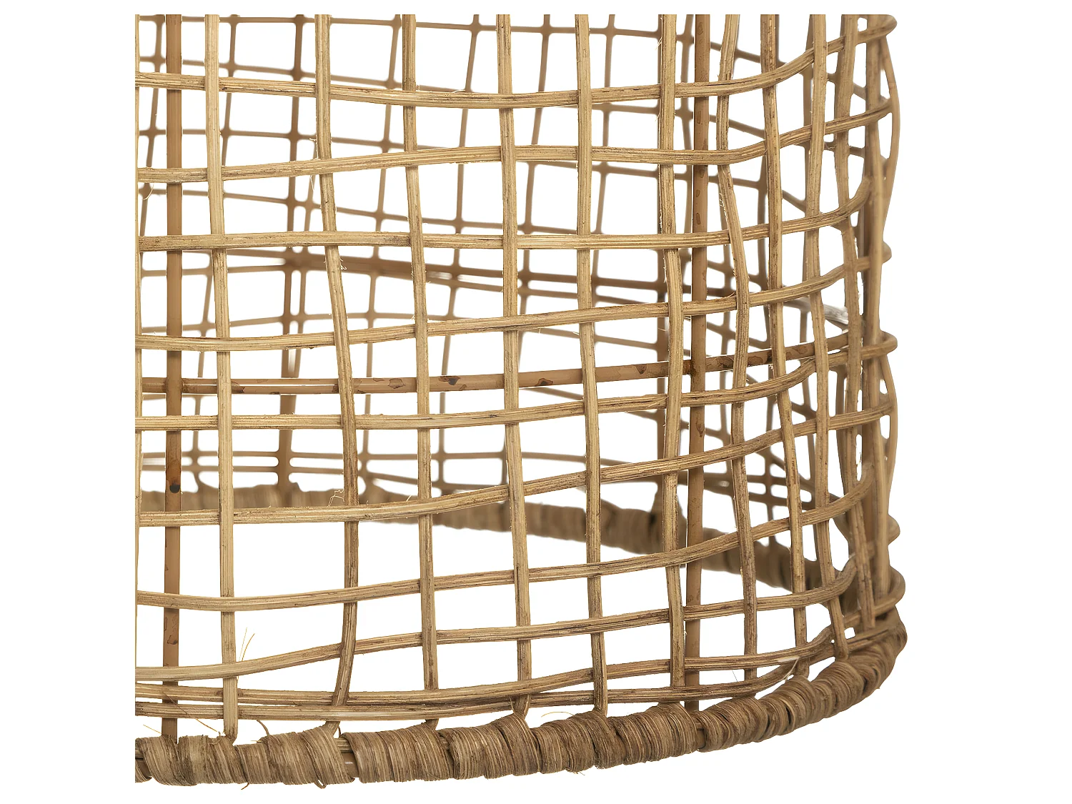 Luminaire Suspension en Rotin D 24 cm