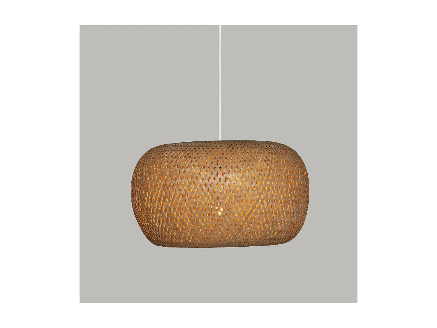 Luminaire Suspension en Bambou D 46 cm