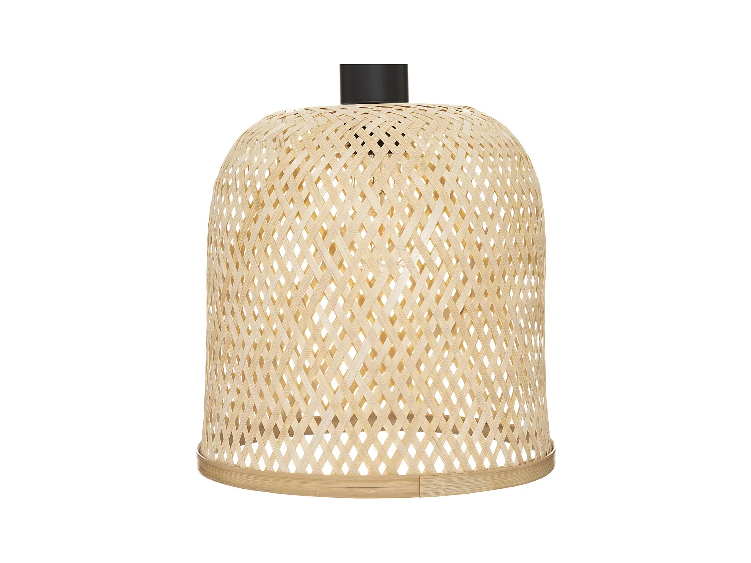 Lampadaire en Bambou et Métal H 159 cm