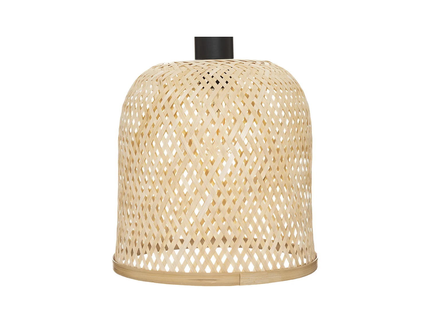 Lampadaire en Bambou et Métal H 159 cm