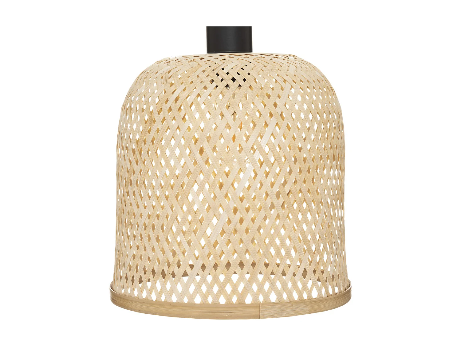 Lampadaire en Bambou et Métal H 159 cm