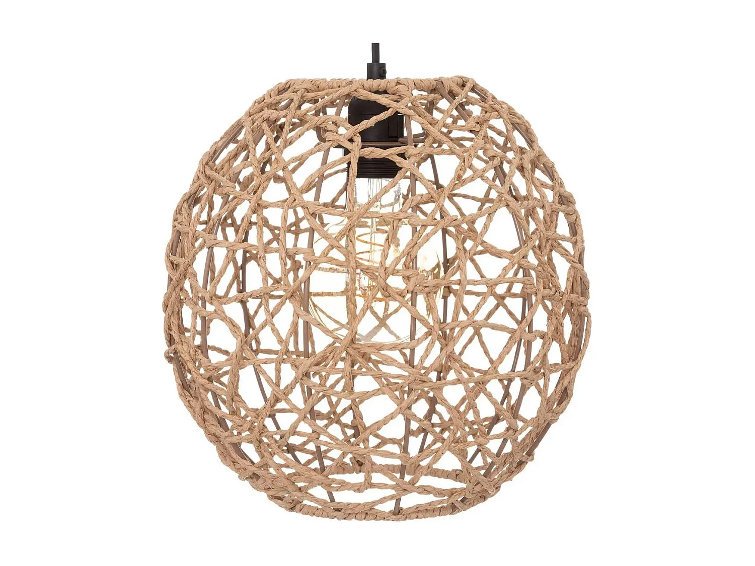 Lampadaire Arc Beige et Noir H 180 cm