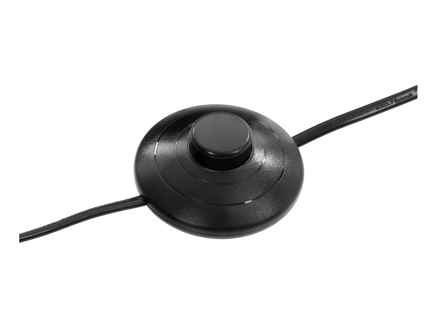 Lampadaire en Métal Noir Abat-Jour intérieur doré-cuivré  H 175 cm