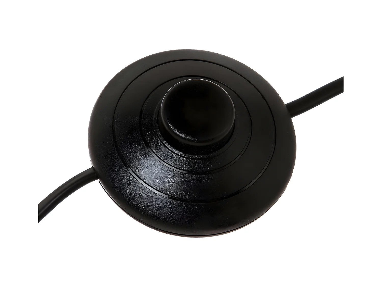 Lampadaire en Métal Blanc et Acier Chromé H 185 cm