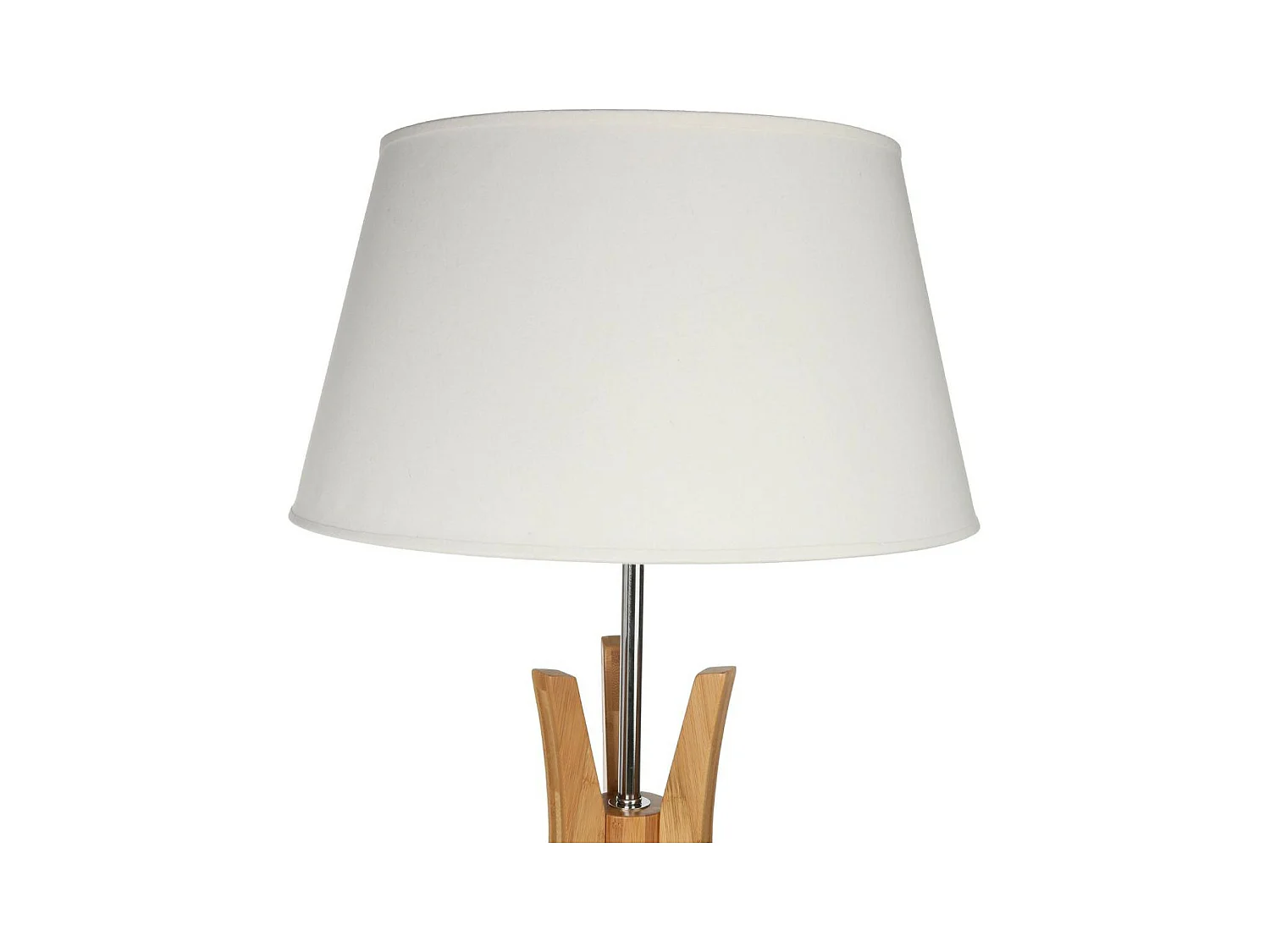 Lampadaire Trépied en Bambou H 156 cm
