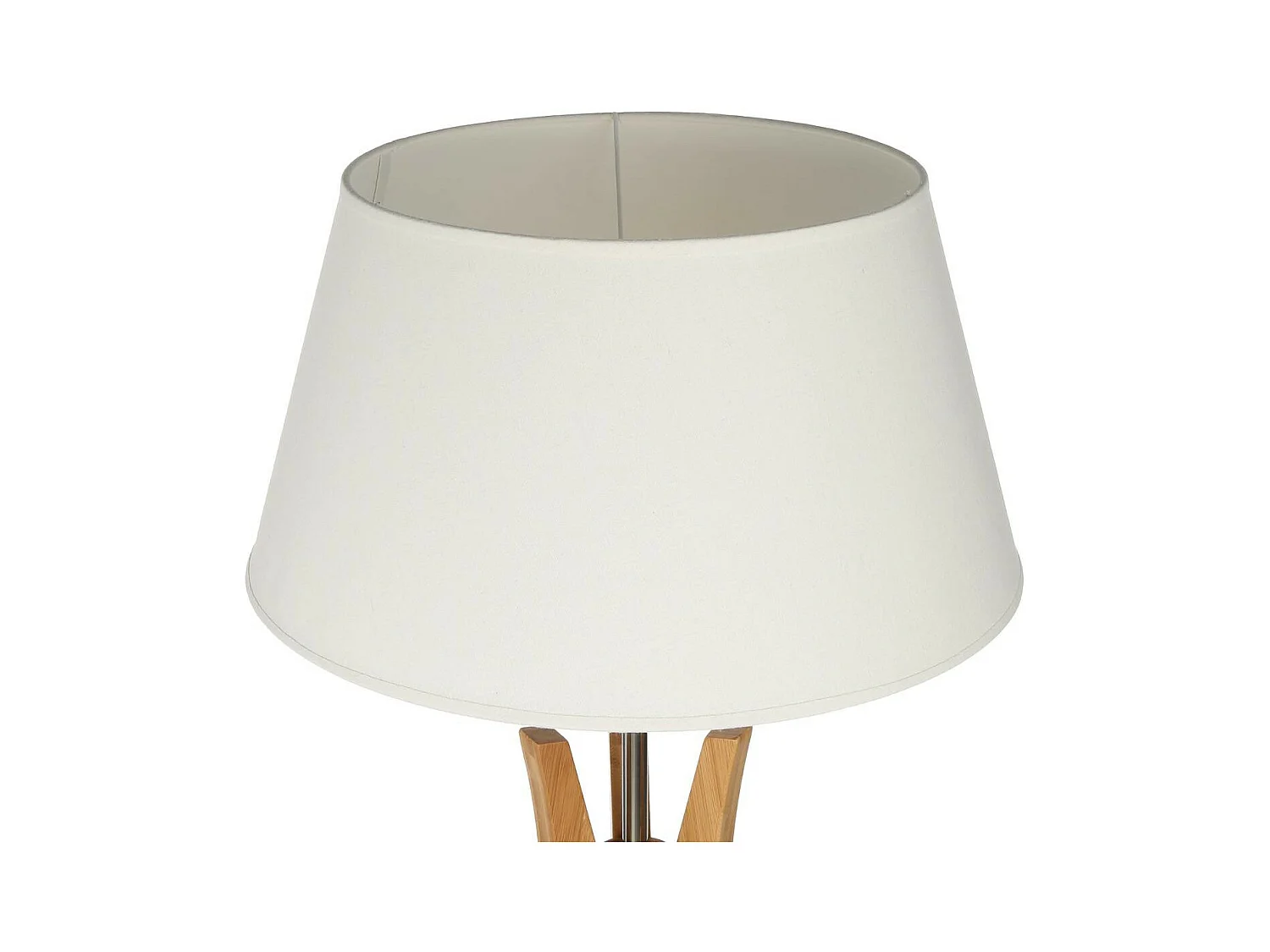 Lampadaire Trépied en Bambou H 156 cm