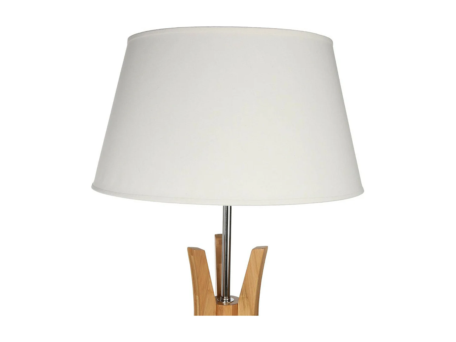 Lampadaire Trépied en Bambou H 156 cm