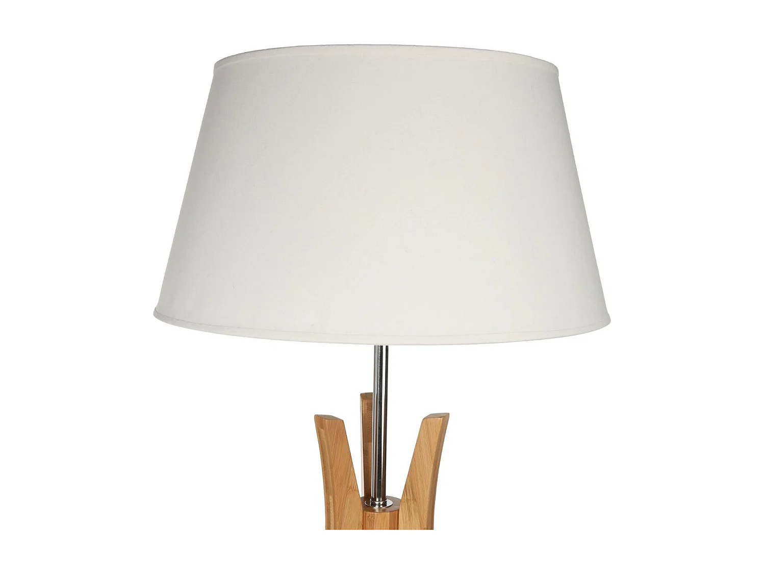 Lampadaire Trépied en Bambou H 156 cm