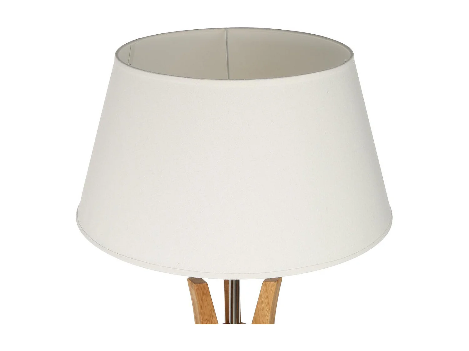 Lampadaire Trépied en Bambou H 156 cm