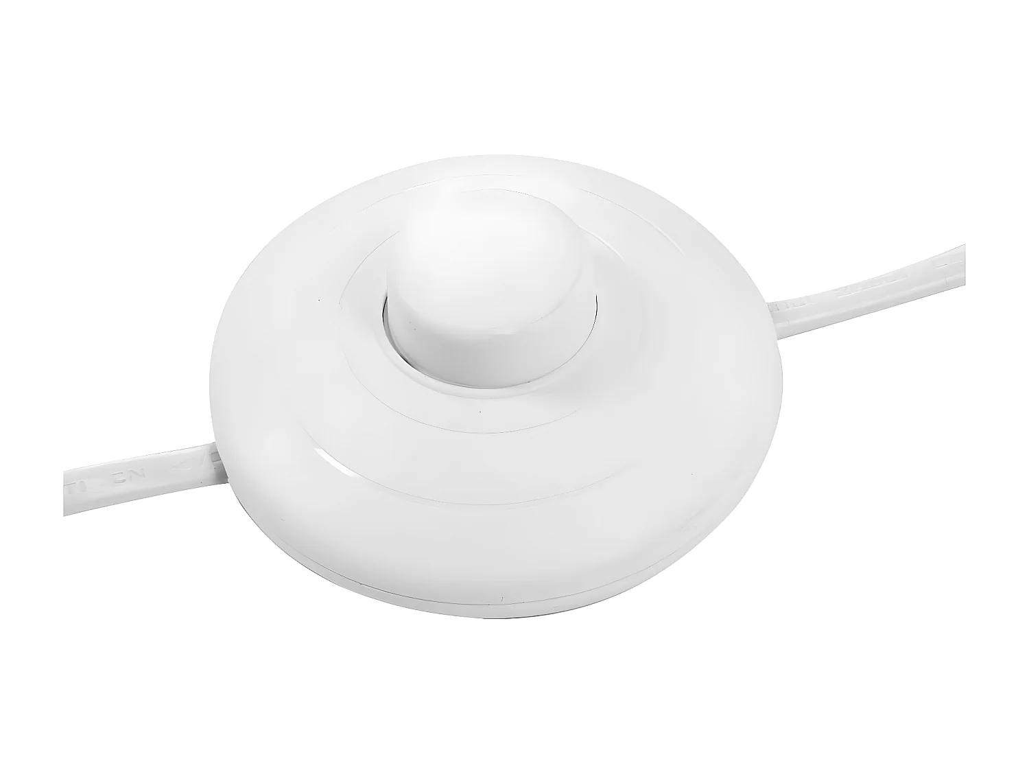 Lampadaire Trépied en Bambou et Abat-jour Blanc H 160 cm