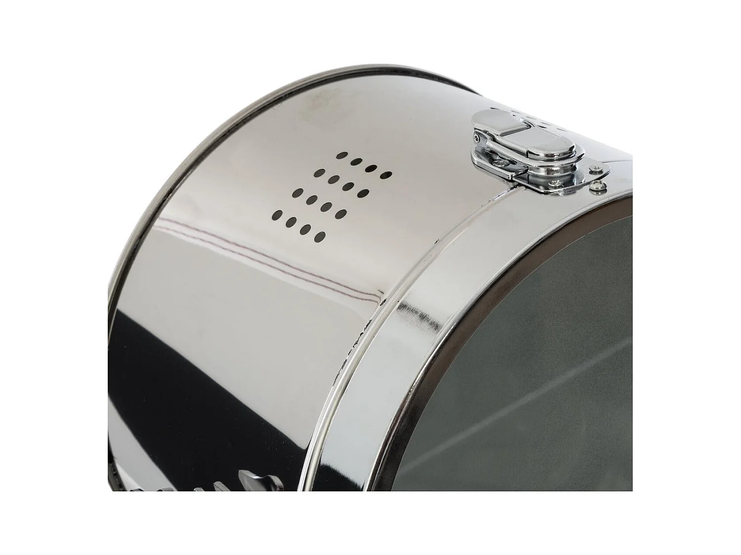 Lampadaire projecteur en Métal et Bois brossé Noir H 152 cm