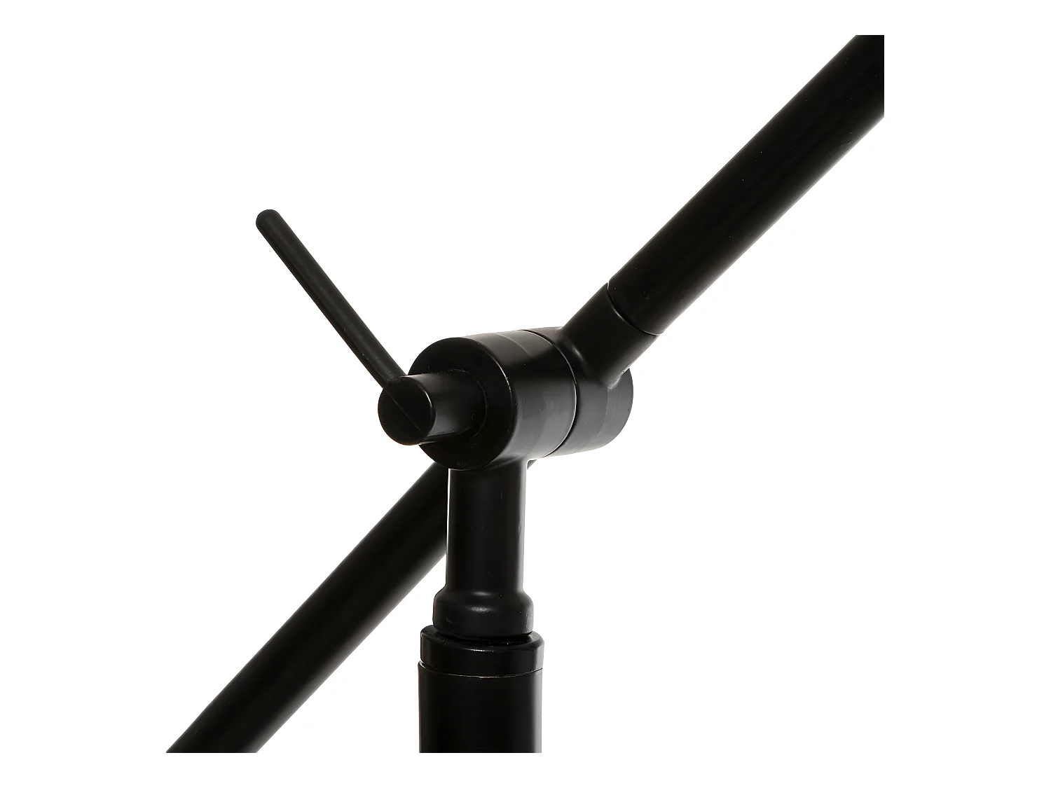 Lampadaire Arc en métal noir et doré H 155 cm