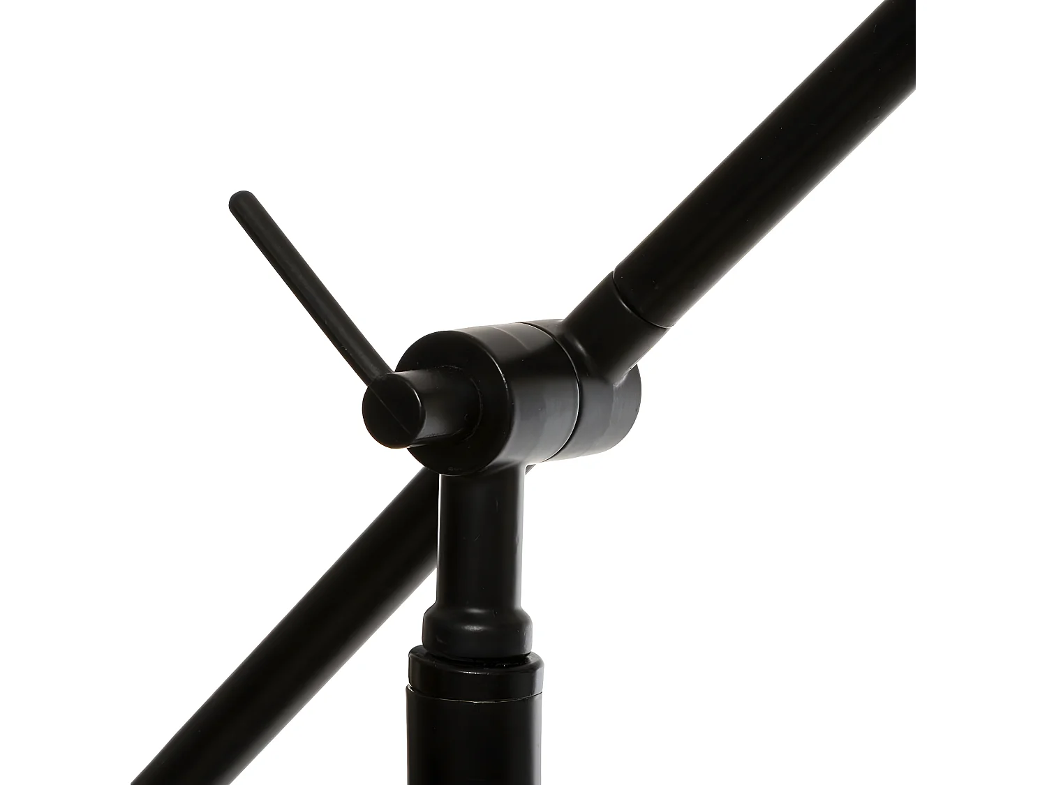 Lampadaire Arc en métal noir et doré H 155 cm