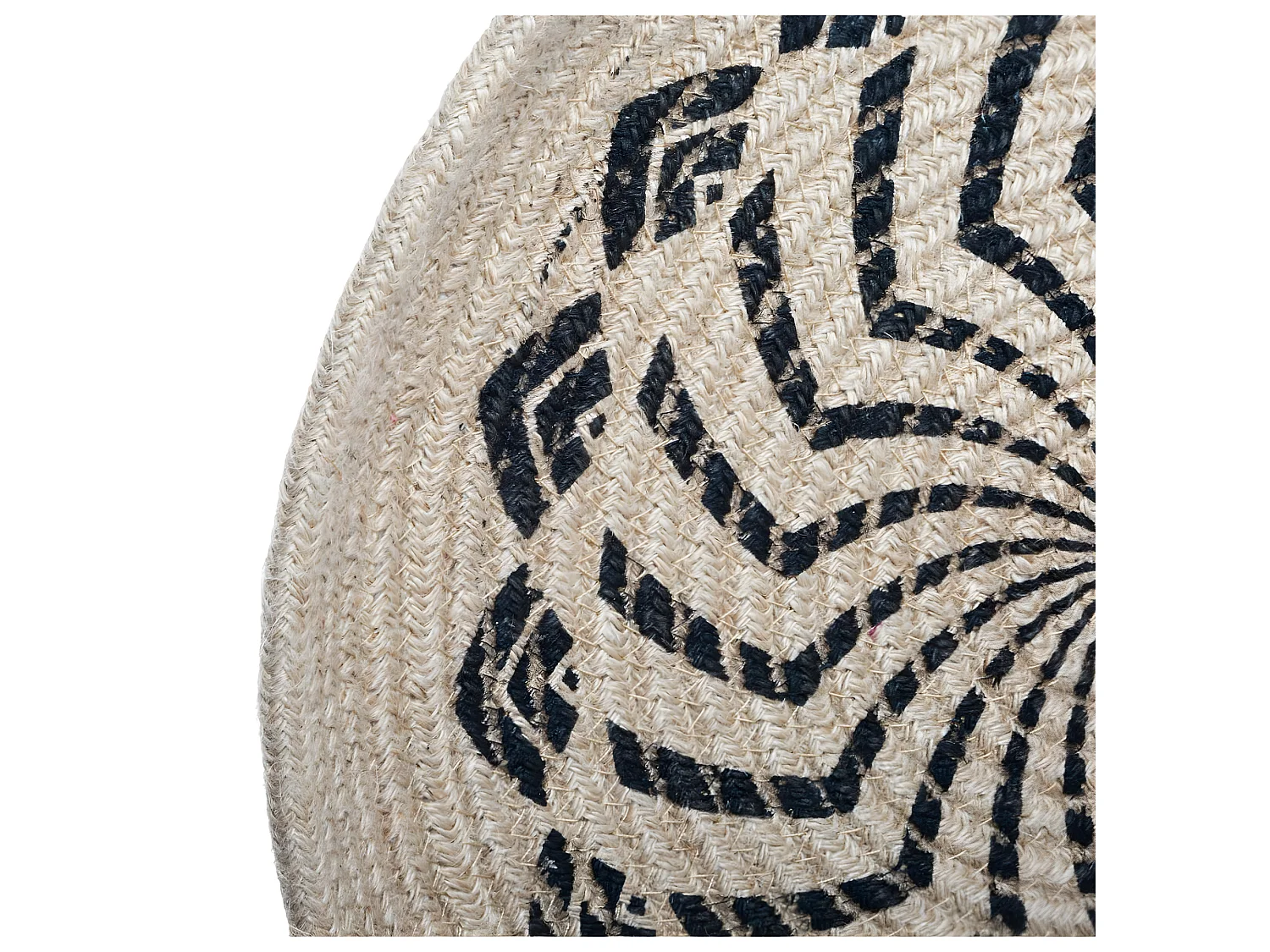 Set 2 Décorations Murales Paniers en Jute D 48.5 cm et D 38.5 cm