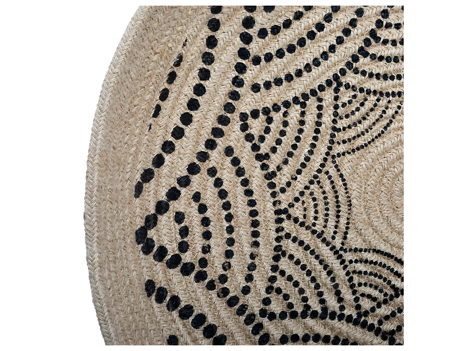 Set 2 Décorations Murales Paniers en Jute D 48.5 cm et D 38.5 cm