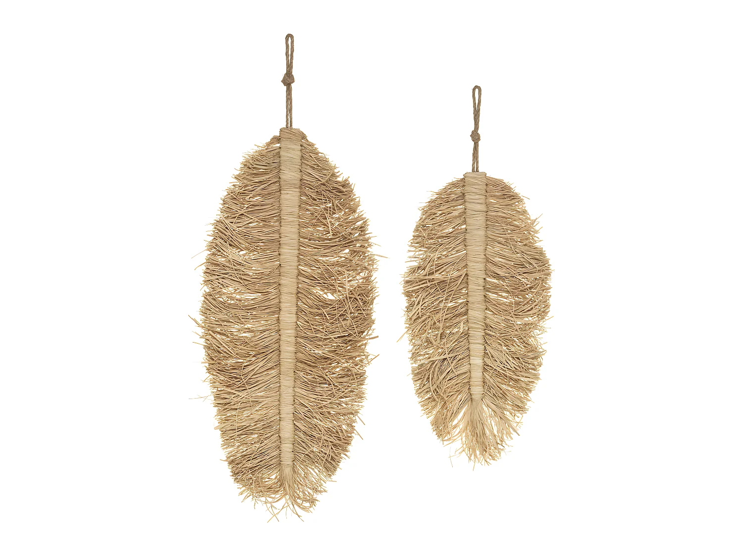 Set de 2 Déco Murale en Raphia