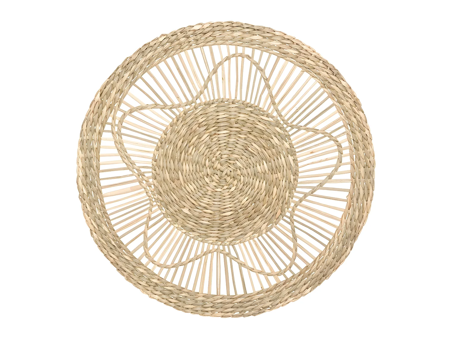 Set de 3 Décorations murales en Seagrass D 38 - 28 et 18 cm