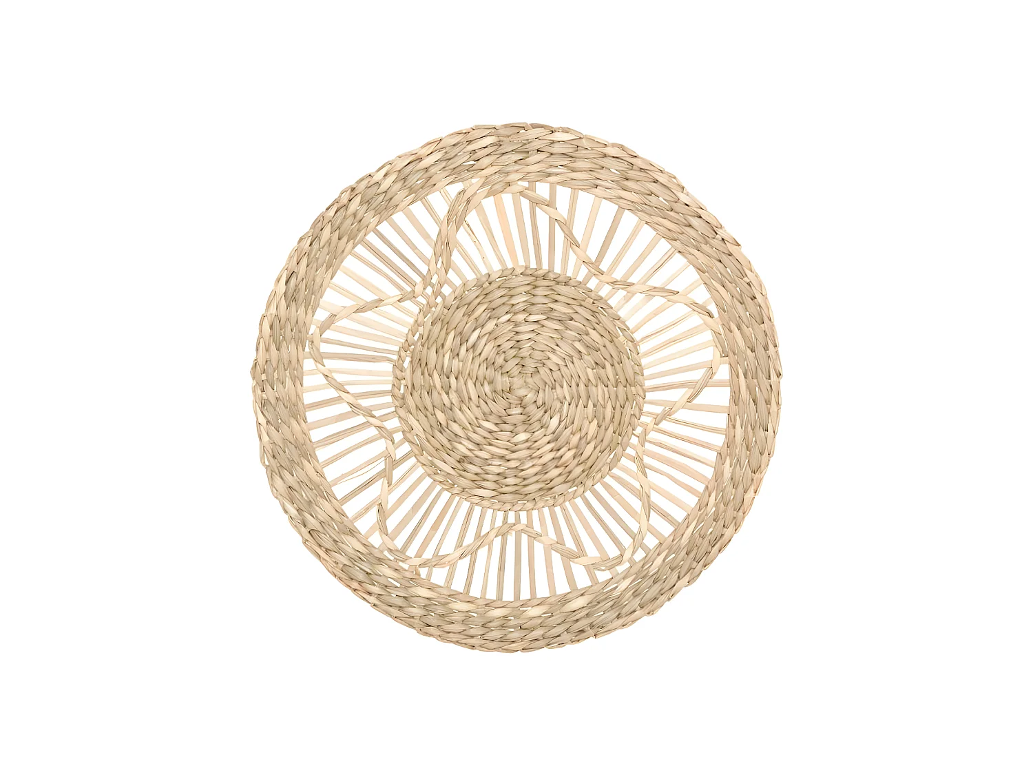 Set de 3 Décorations murales en Seagrass D 38 - 28 et 18 cm