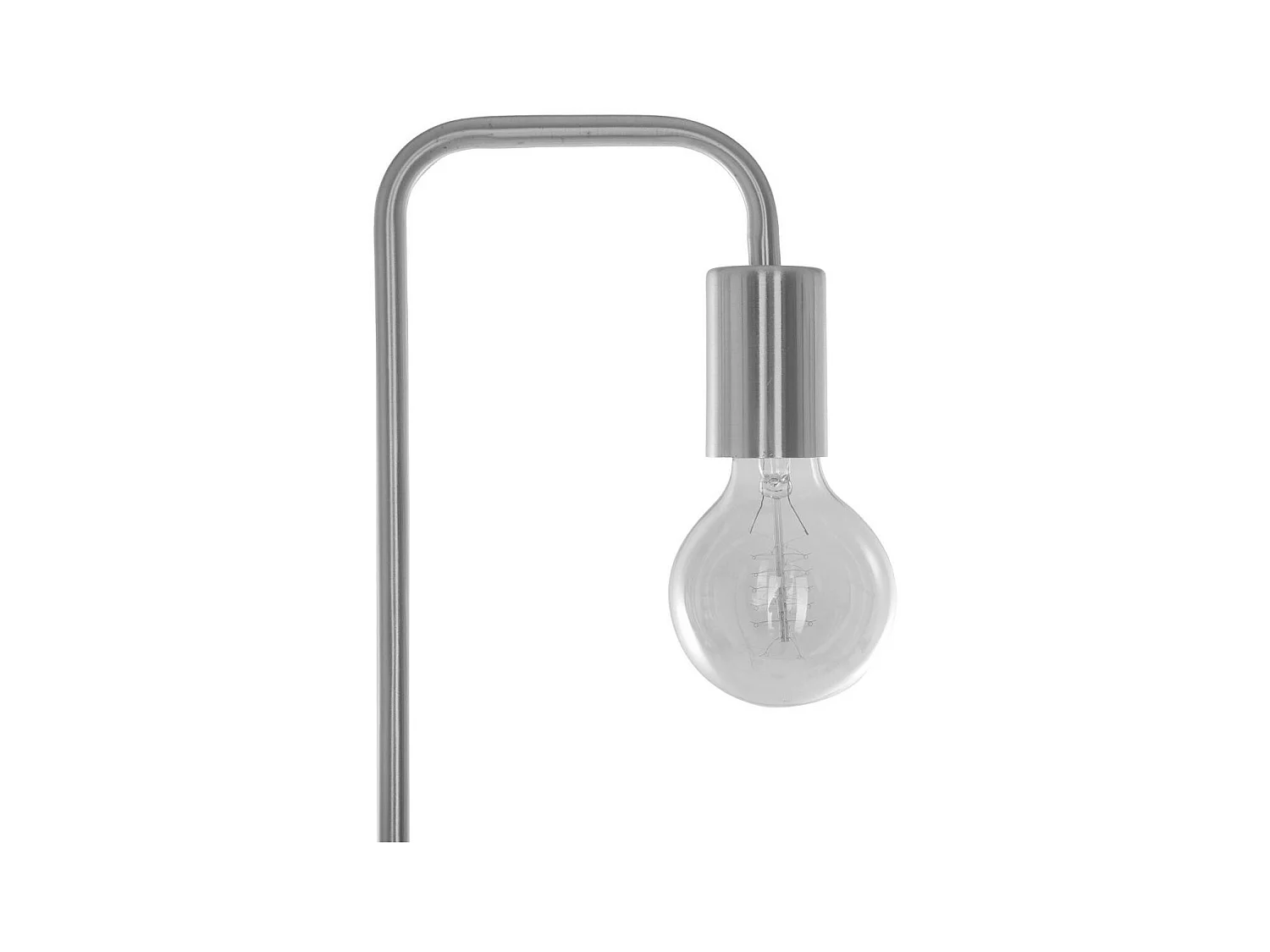 Lampadaire Argent en Métal H 150 cm