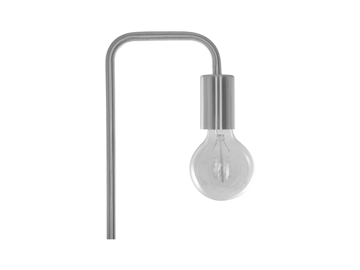Lampadaire Argent en Métal H 150 cm