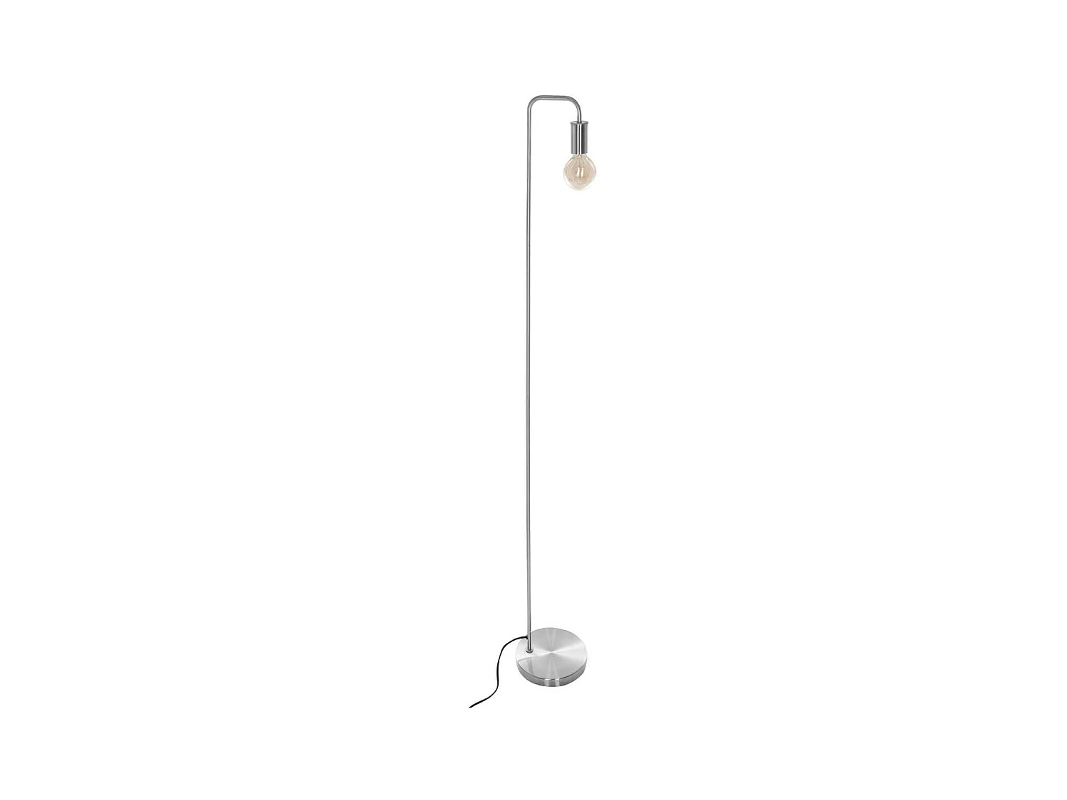 Lampadaire Argent en Métal H 150 cm
