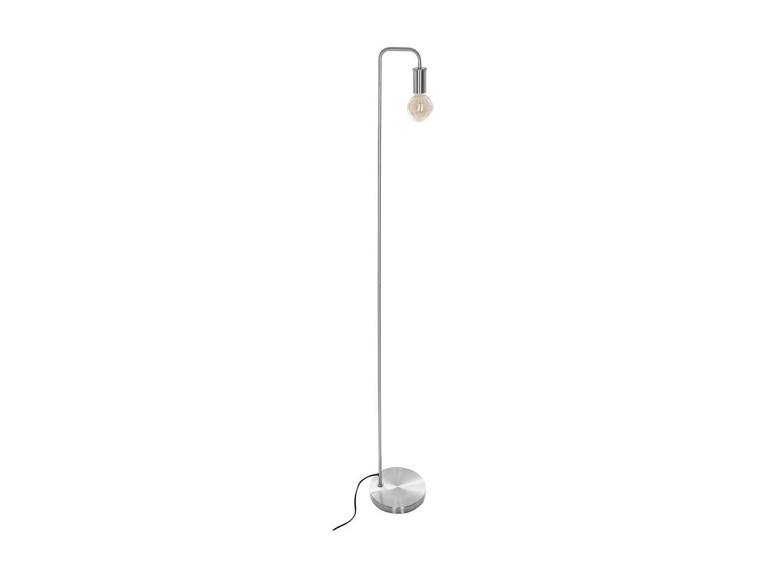 Lampadaire Argent en Métal H 150 cm