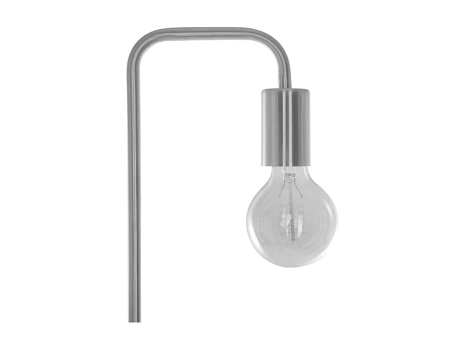 Lampadaire Argent en Métal H 150 cm