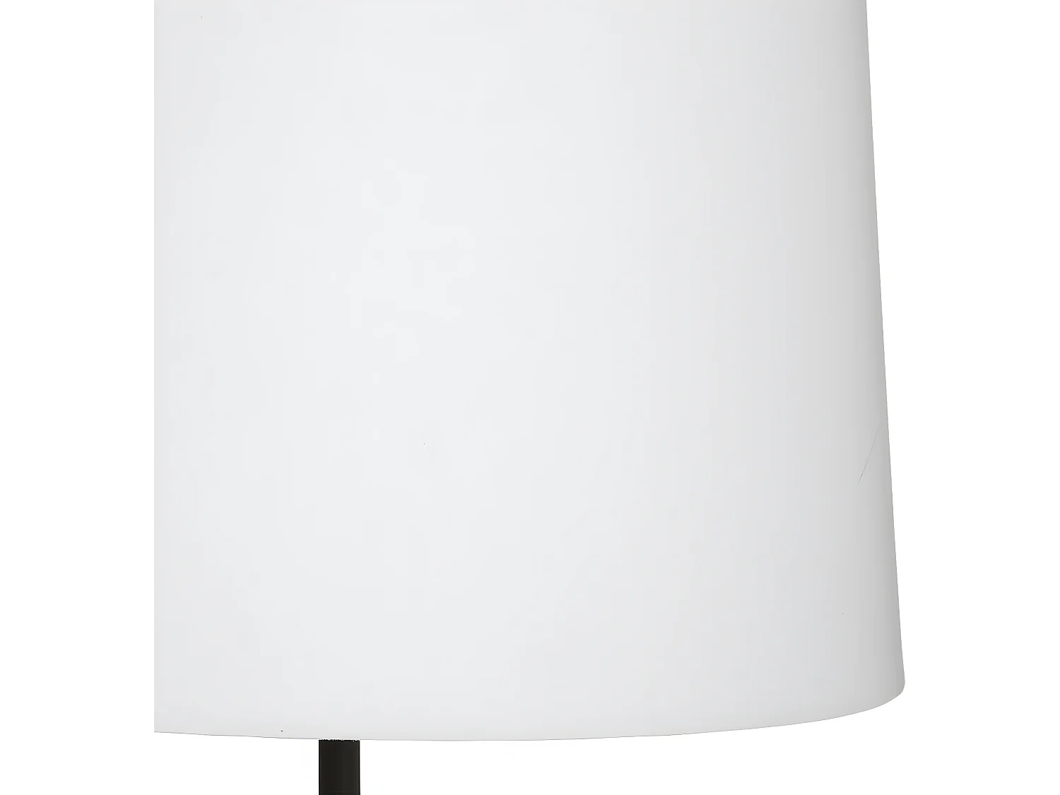 Lampadaire en Métal Noir avec tablette H 149 cm