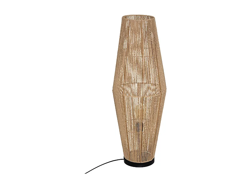 Lampadaire Corde Nature H 83 cm