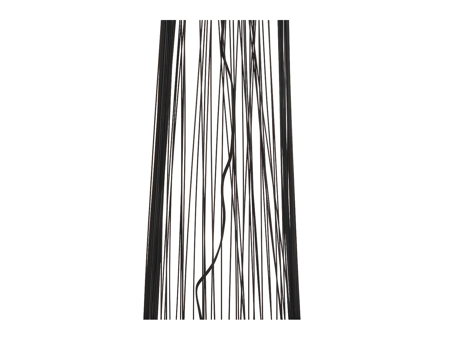 Lampadaire en Métal Noir H 147 cm