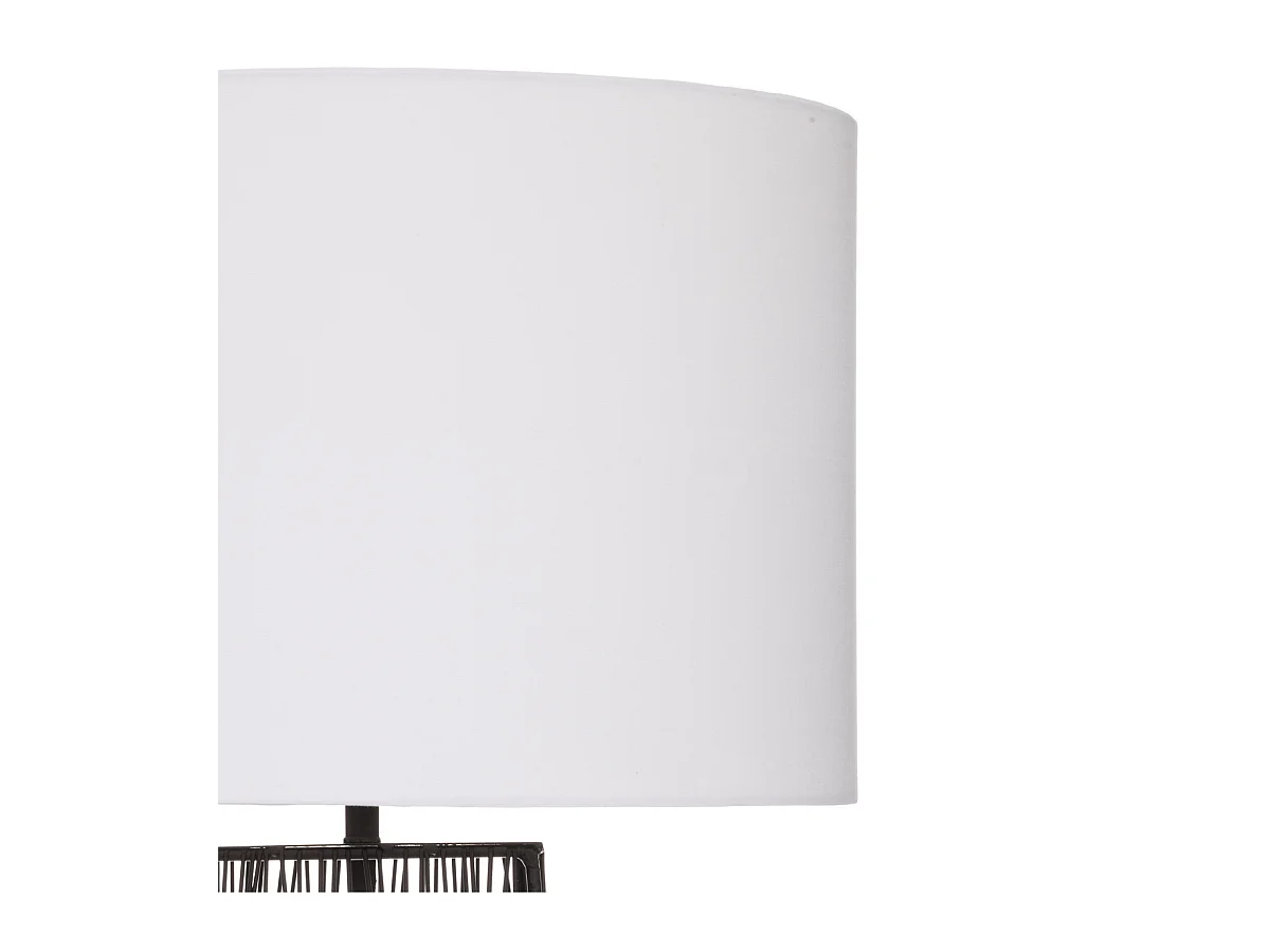 Lampadaire en Métal Noir H 147 cm