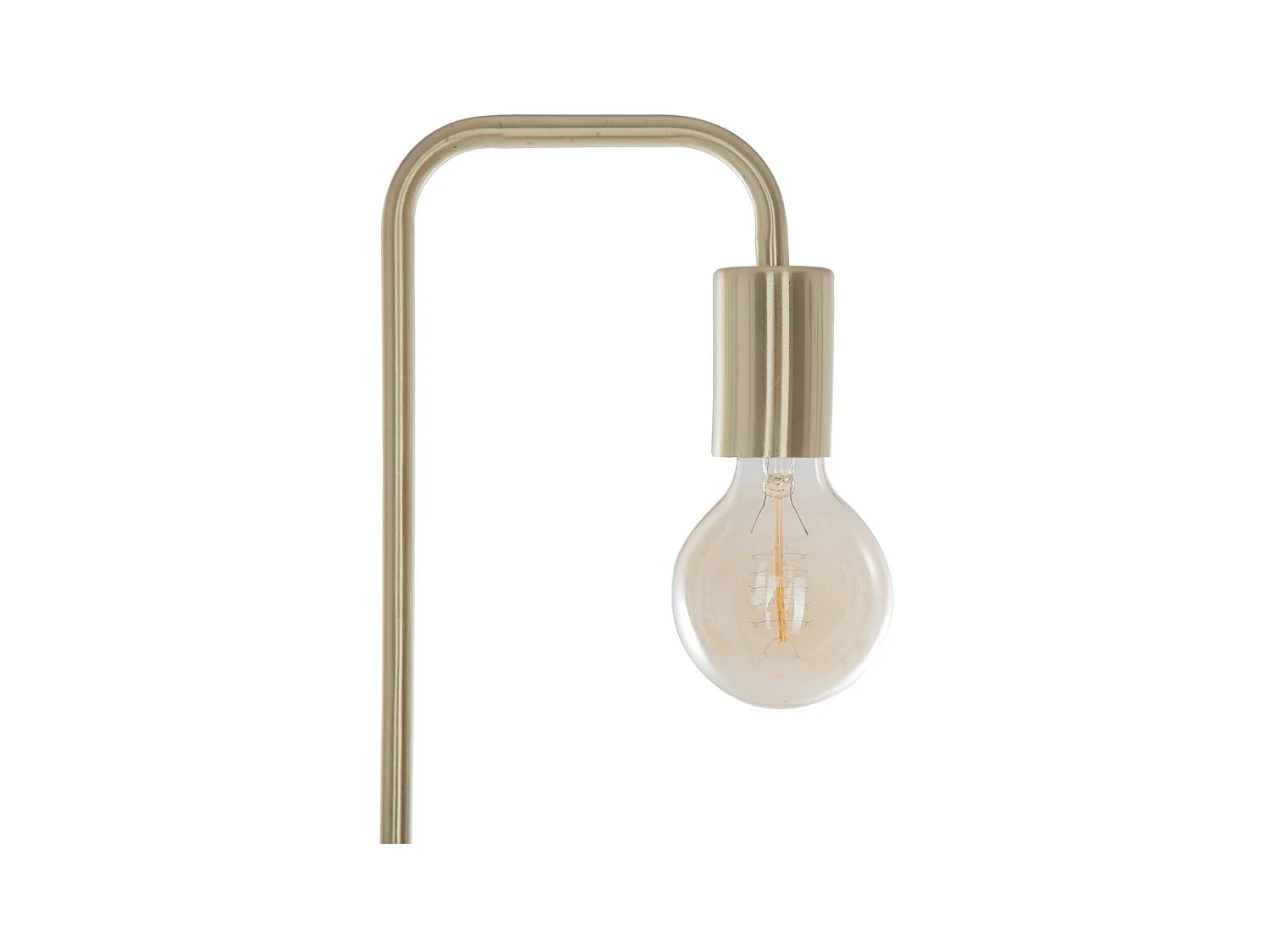 Lampadaire Doré en Métal H 150 cm