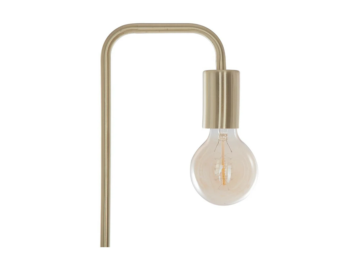 Lampadaire Doré en Métal H 150 cm
