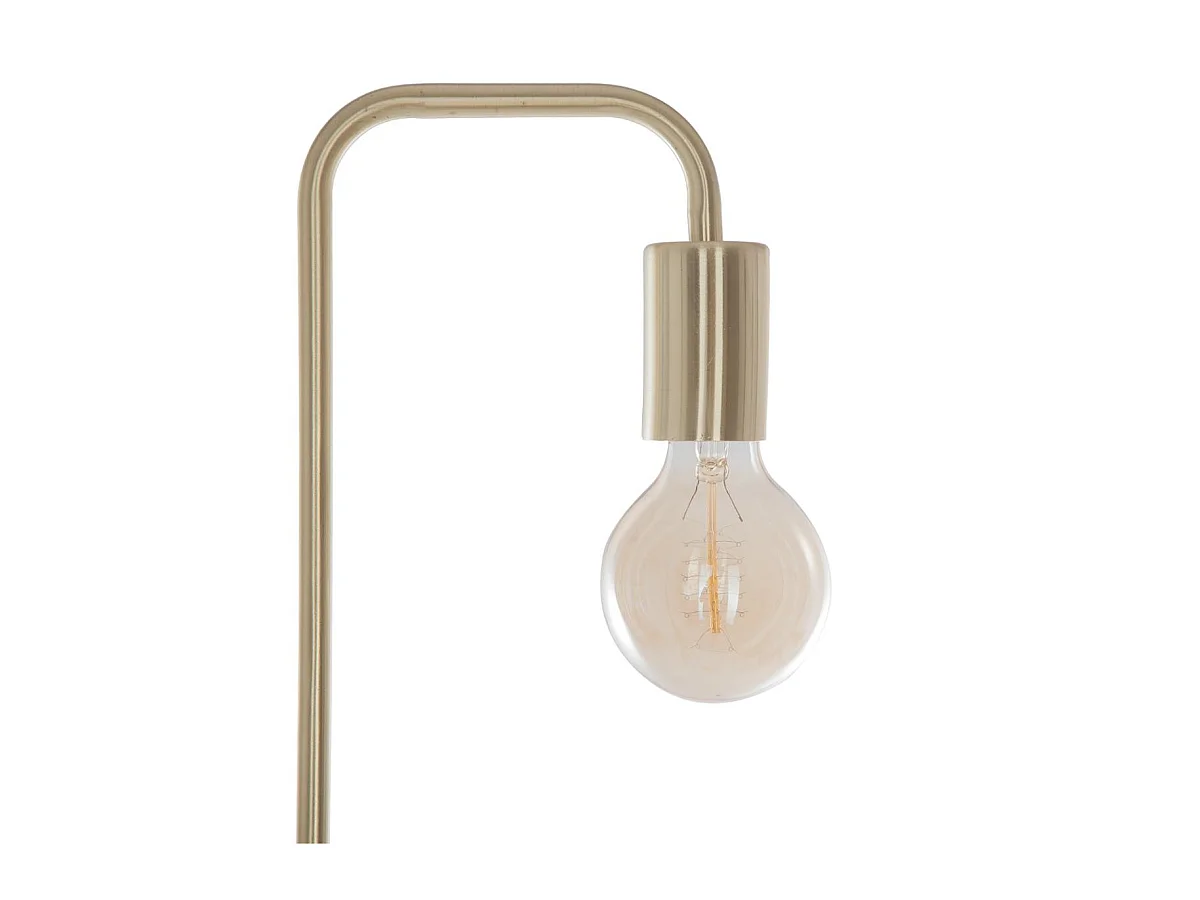 Lampadaire Doré en Métal H 150 cm